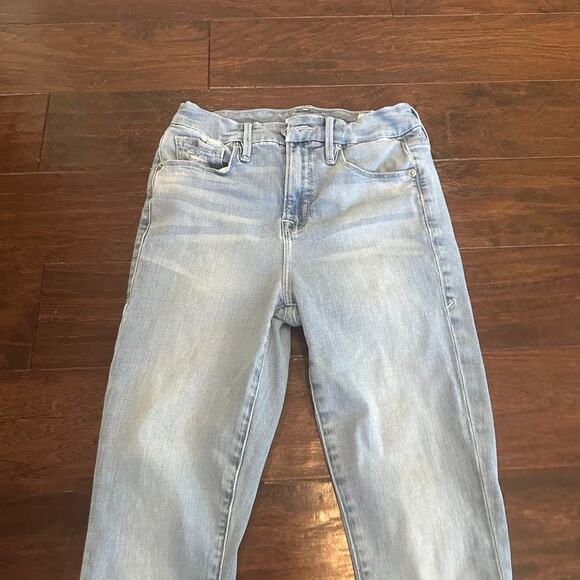 GOOD AMERICAN Good Legs High Rise Skinny Blue Jeans Size 6 / 28 GL 1037 373 - Picture 3 of 11